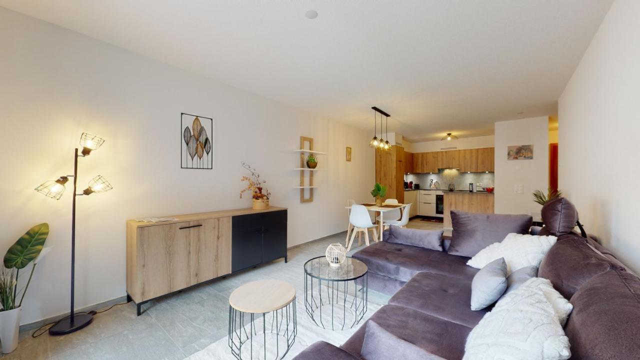 Apartment With Sauna And Mountain View Leukerbad Luaran gambar