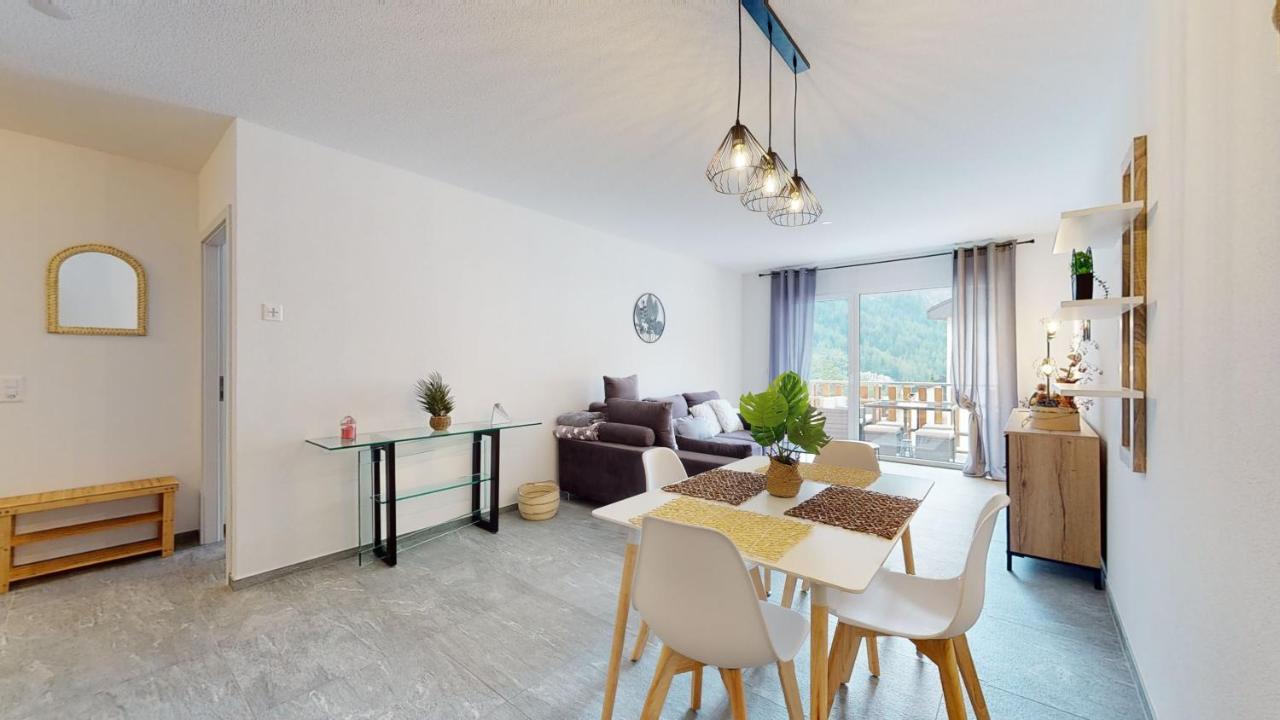 Apartment With Sauna And Mountain View Leukerbad Luaran gambar