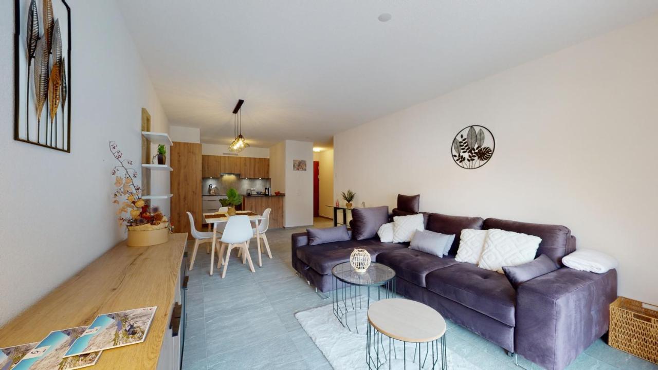 Apartment With Sauna And Mountain View Leukerbad Luaran gambar