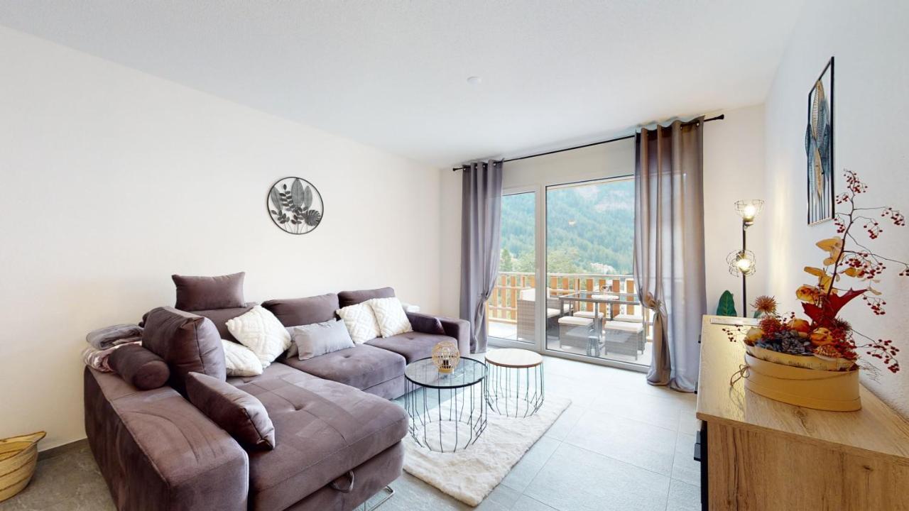 Apartment With Sauna And Mountain View Leukerbad Luaran gambar